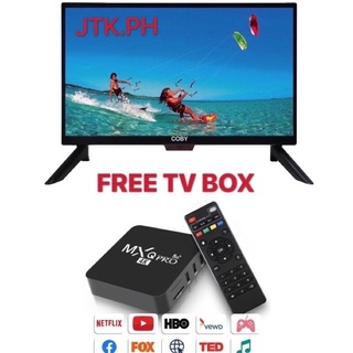 ◊✘COBY 22” LED TV With Free Smart TV BOX For YouTube，Netflix ，Chrome，Etc。