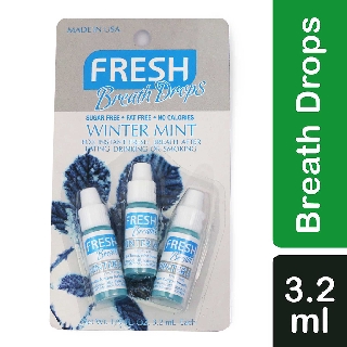 Fresh Breath Drops Wintermint 9.6ml