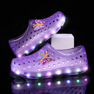 Boys Shoes, Kids Shoes with LED Flash Light, Light Up Sandals