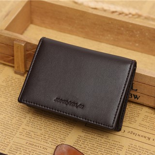 RFID Wallet Men Small Bifold Faux Leather Pocket Money ID Credit Card Holder