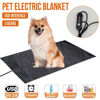 Pet Electric Pad USB Heating Pad For Pets Pet Warmer Pad Mat Heated Warm Electric Pet Electric Mat