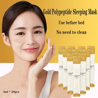 Aliver 20pcs Collagen Jelly Sleeping Gold Mask Anti-aging anti-wrinkle Muscle Lifting Collagen