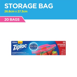 Ziploc Storage Bags Gallon 20's