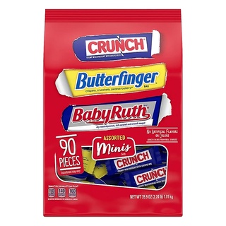 Nestle Assorted Choloate Minis, 90 pc. Crunch. Butterfinger. Baby Ruth