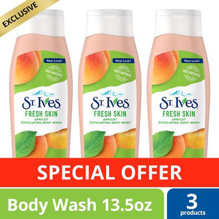 St. Ives Fresh Skin Apricot 13.5oz x3