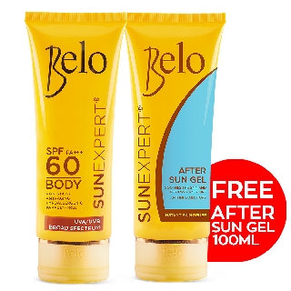 Belo SunExpert Body Shield SPF60 100mL + FREE After Sun Gel 100mL (2)