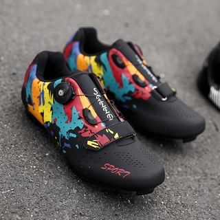 ﺴ﹊COD Professional Bicycle Shoes MTB Cycling Sneakers Men Self-Locking Cleat SPD Shoes Women Racing