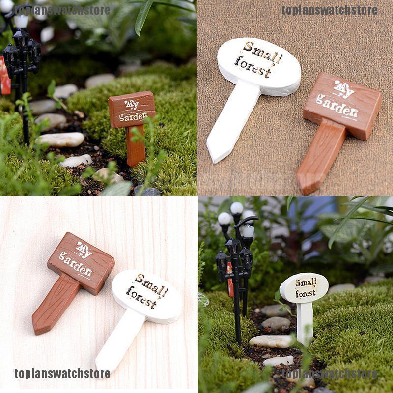 3 Pcs Resin Crafts Figurines Micro Landscape DIY Toy Fairy Garden Miniatures