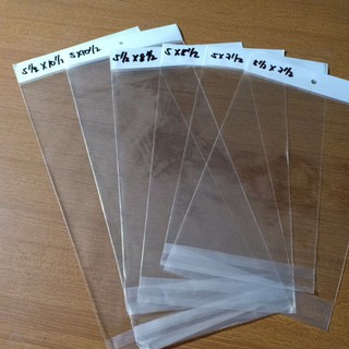 opp plastic with adhesive and headers 100pcs/pack