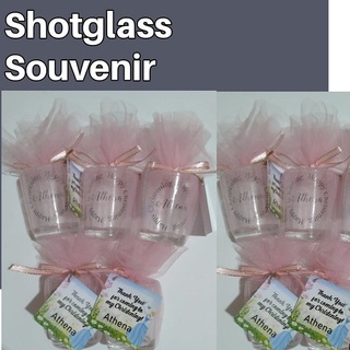 Gift & Wrapping✠❧◎Shotglass Souvenir Giveaway Wedding, Baptismal, Birthday, Promotional (in tulle p
