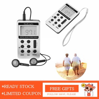 [Seller Recommend] Portable FM/AM Radio Wireless Receiver with Earphone