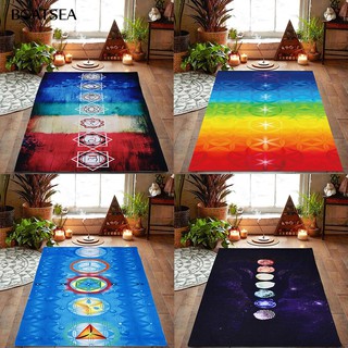 Boatsea Rainbow 7 Chakra Mandala Bohemia Tapestry Yoga Mat (6)