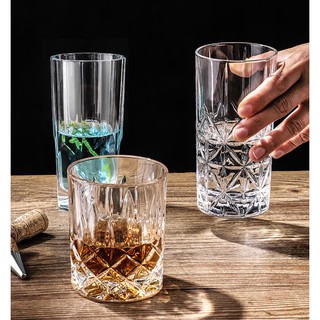 DELISOGA❣️360ML Water glass Whiskey glass Wine glass Milk glass Juice glass DSKB028-3 DSKB032-3