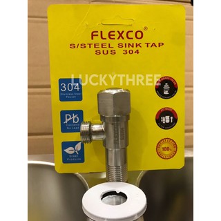 FLEXCO 6814 stainless steel angle valve 1/2 (SINGLE)