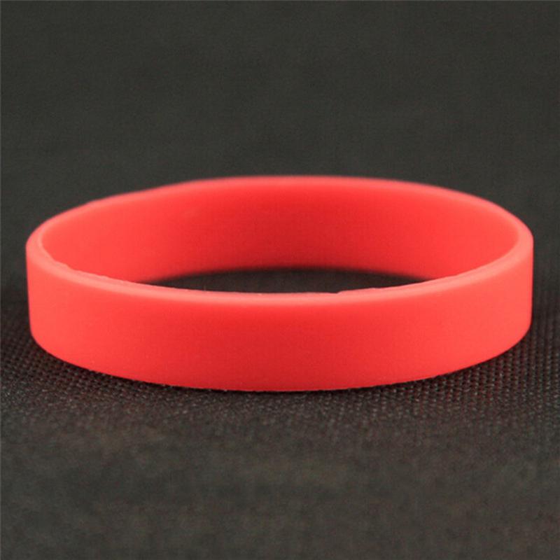ada Silicone Rubber Wristband Flexible Wrist Band Cuff Bracelet Sports Bangle (4)