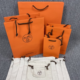Hermès Counter HERMES Paper Bag Perfume Lipstick Gift Bag Handbag Dust Bag Cloth Bag