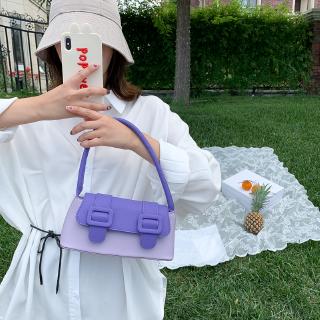 Korean Fashion Cute Shoulder Bag Square Sling Bag Casual Handbags Casual Handbags Armpit bag Makaron Versatile Small Bag (3)