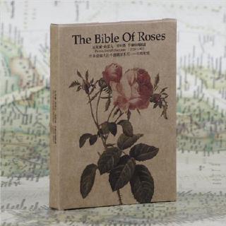 30 Pc Rose Bible Hand-Painted Plant Postcard Kraft Paper Vintage Plants