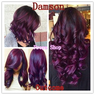 Damson Hair Color with Oxidant ( 5/66 Bob Keratin Permanent Hair Color )