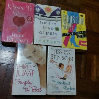 Preloved books of various authors- Genri: Romance, Fiction