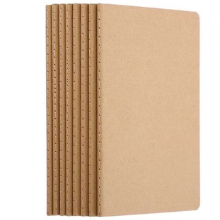 ✓☇☼A5 Plain ,Dotted & Line Brown Cover Notebook