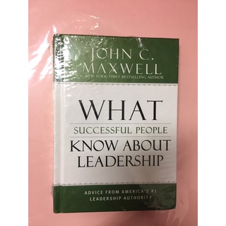 What successful people know about Leadership by John Maxwell hardbound