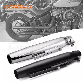 Universal Motorcycle Exhaust Muffler Pipe Tip Retro Vintage Rear Pipe Tube Exhause Silencer For Bobbers Cafe Racer