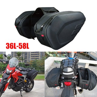 (Quick delivery) 2Pcs Night Reflective Saddle Bag Outdoor Waterproof Motorcyc