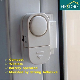 Door and window parts✼FIRSTORE Wireless Burglar Alarm Door and Window Intruder Alarm Anti-Theft Secu