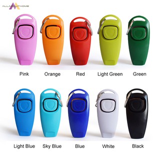 ★ABH★ Hot Sale!Combo Dog Clicker & Whistle - Training,Pet Trainer Click Puppy With Guide,With Key Ri (4)