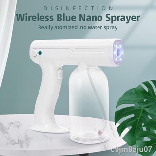 ∏◇№Ankndo Sanitizer Spray Machine Handheld Disinfection Blue Ray Disinfectant Spray Gun UV Nano Atom