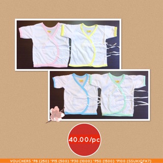 newborn short sleeves (LUCKY CJ) baby (baru baruan/ tie sides)