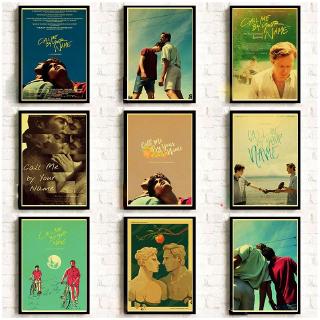 Award winning movie Call Me by Your Name Retro Poster Bar Cafe Good Quality Printed Drawing core Decorative Painting