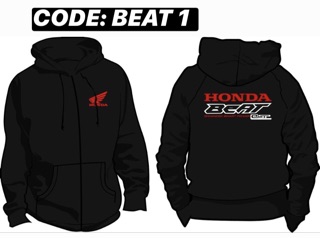 Beat Motorcycle Hoodie Jacket (with zip/ no zip)