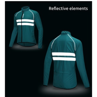 WOSAWE Breathable Reflective Running Jacket Water Resistant Windproof Waistcoat Windbreaker High Vis (3)