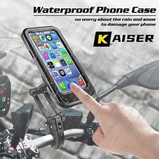 Motorcycle phone holder KAISER adjustable waterproof cellphone holder for Touchable bike motorcycle