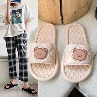 2021Women's Home Bear Slippers Fashion Sandals Cartoon Student New