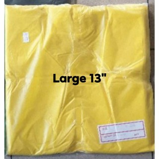 100s Large 13" Yellow Trashbag Garbage bag (Poly Ethylene) For Medical Industrial Use