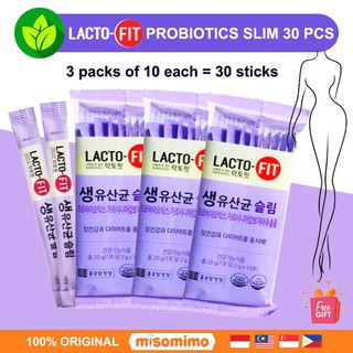 LACTOFIT Slim Probiotic 30 pcs Lacto Fit Inner Beauty Korea + FREE Bonus Gift