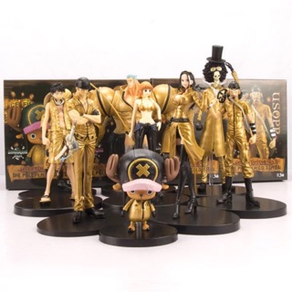 One Piece Collection Figure Film Gold Special Luffy,Zoro,Sanji,Franky,Nami,Chopper,Brook ,Robin