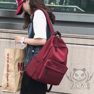 Waterproof Jansport backpack Korean Style High School College Student plain color backpack hawkS