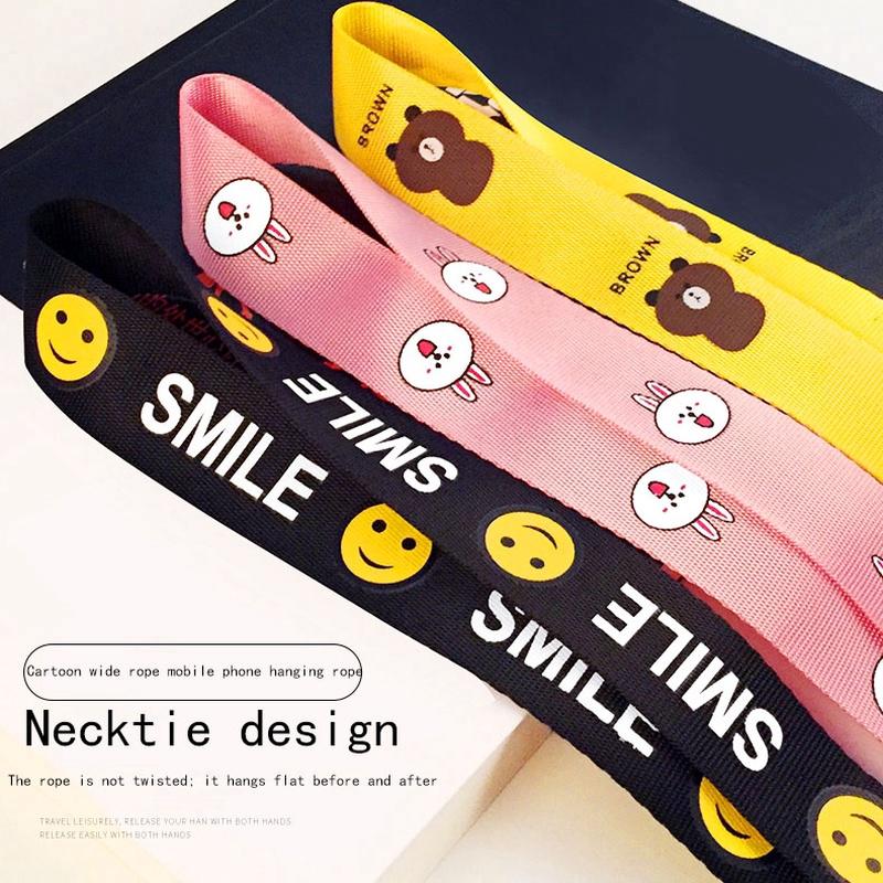 Mobile phone hanging rope cartoon wide hangingrope cute Spot Suitable for all kinds of mobile phones (1)