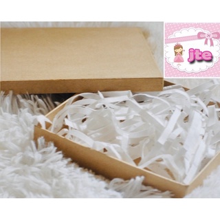 kraft box♙⊙♛6 x 1 inches Kraft Boxes with White Shredded Paper Fi