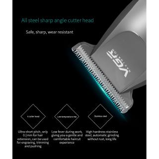 【FREE SHIPPING】VGR V30 Hair Trimmer Display Men's Hair Clipper Grooming Professional Waterproof Low Noise Clipper Titanium Ceramic Blade Adult Razor (6)