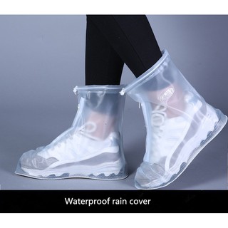 Reusable Rain Shoe Covers Flat Waterproof Overshoes RainBoot