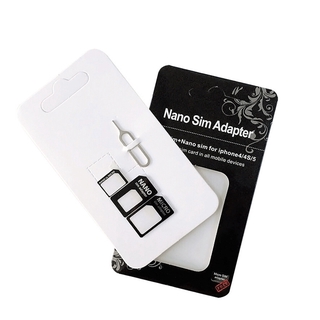 Universal 4 in 1 sim card holder micro/nano SIM card adapter Replacement Part SIM Card Card Holder Adapter Socket
