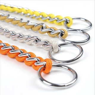 Neck AccessoriesPet Metal CollarPChain Dog Chain Hand Holding Rope Large, Medium and Small Dogs Tedd