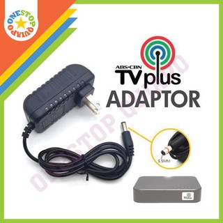 tv appliances✷☁☇OSQ 2A output 12V Power Adaptor TV Plus for ABS-CBN Blac