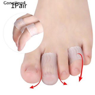Gongjing4 1Pair Silicone Finger Toe Protector Separator Foot Remover Pain Relief Care Tool MY