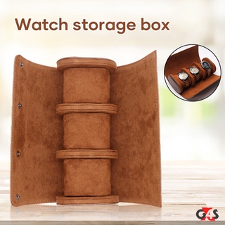 【XS】 Multifunctional Watch Roll Travel Case Leather Watch Roll Box Watch Roll Organizer for Men